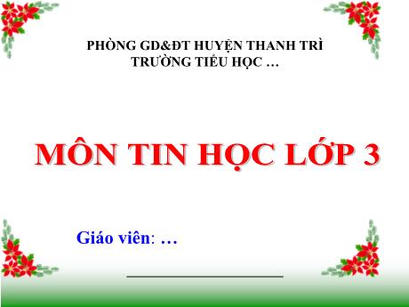 Bài giảng Tin học 3 (Cánh diều) - Chủ đề A3, Bài 4: Cùng thi đua gõ phím