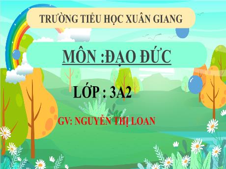 Bài giảng Đạo đức 3 (Kết nối tri thức) - Bài 10: An toàn khi đi trên các phương tiện giao thông (Tiết 1) - Năm học 2022-2023 - Nguyễn Thị Loan