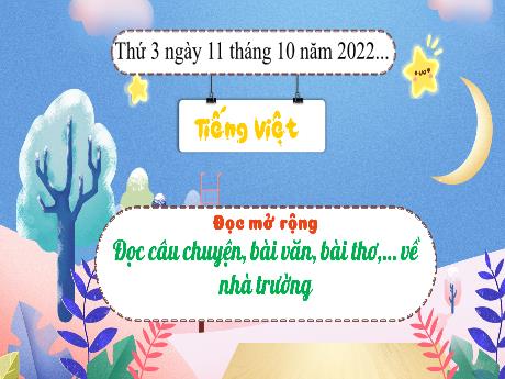 Bài giảng Tiếng Việt 3 (Kết nối tri thức) - Bài 12: Đọc mở rộng - Năm học 2022-2023 - Nguyễn Thị Loan