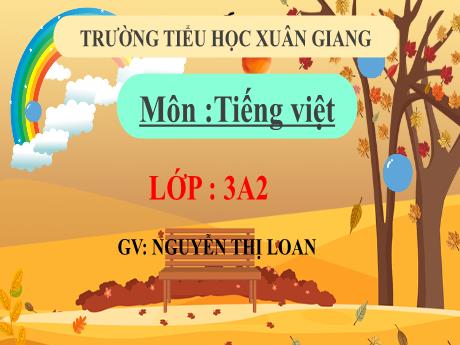 Bài giảng Tiếng Việt 3 (Kết nối tri thức) - Bài: Luyện tập Mở rộng vốn từ về thư viện. Câu cảm - Năm học 2022-2023 - Nguyễn Thị Loan