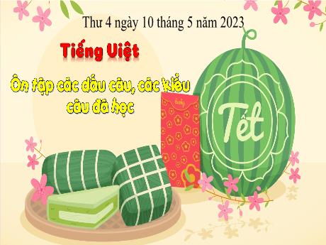Bài giảng Tiếng Việt 3 (Kết nối tri thức) - Bài: Ôn tập các dấu câu, các kiểu câu đã học - Năm học 2022-2023 - Nguyễn Thị Hằng