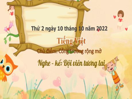 Bài giảng Tiếng Việt 3 (Kết nối tri thức) - Nghe kể: Đội viên tương lai - Năm học 2022-2023 - Nguyễn Thị Hằng