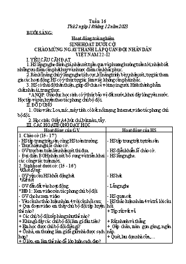 Kế hoạch bài dạy Tiếng Việt + Toán 3 - Tuần 16 (Thứ 2-4) - Năm học 2023-2024 - Đặng Thị Mến