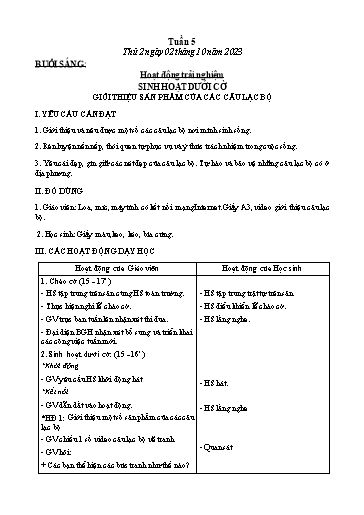 Kế hoạch bài dạy Tiếng Việt + Toán 3 - Tuần 5 (Thứ 2-4) - Năm học 2022-2023 - Đặng Thị Mến