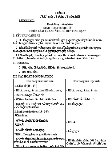 Kế hoạch bài dạy Tiếng Việt + Toán Lớp 3 - Tuần 11 (Thứ 2-4) - Năm học 2023-2024 - Nguyễn Thị Loan