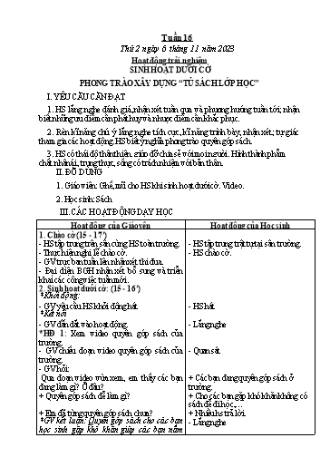 Kế hoạch bài dạy Tiếng Việt + Toán Lớp 3 - Tuần 16 (Thứ 2-4) - Năm học 2023-2024 - Nguyễn Thị Hải Trường