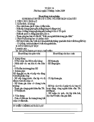 Kế hoạch bài dạy Tiếng Việt + Toán Lớp 3 - Tuần 20 (Thứ 2-4) - Năm học 2023-2024 - Nguyễn Thị Hải Trường