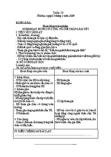 Kế hoạch bài dạy Tiếng Việt + Toán Lớp 3 - Tuần 20 (Thứ 2-4) - Năm học 2023-2024 - Đặng Thị Mến