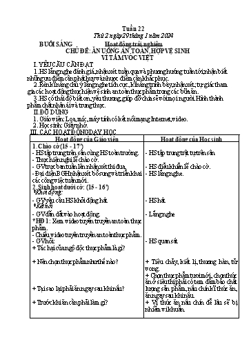 Kế hoạch bài dạy Tiếng Việt + Toán Lớp 3 - Tuần 22 (Thứ 2-4) - Năm học 2023-2024 - Lê Thị Minh Hưng