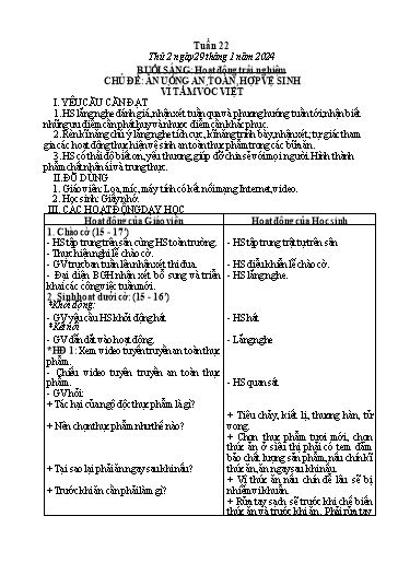 Kế hoạch bài dạy Tiếng Việt + Toán Lớp 3 - Tuần 22 (Thứ 2-4) - Năm học 2023-2024 - Nguyễn Thị Hải Trường