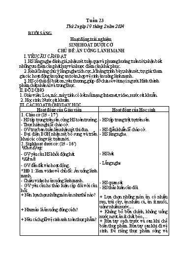 Kế hoạch bài dạy Tiếng Việt + Toán Lớp 3 - Tuần 23 (Thứ 2-4) - Năm học 2023-2024 - Nguyễn Thị Loan
