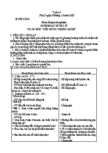 Kế hoạch bài dạy Tiếng Việt + Toán Lớp 3 - Tuần 9 (Thứ 2-4) - Năm học 2023-2024 - Lê Thị Minh Hưng